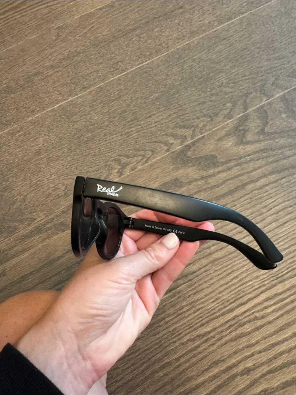 Baby Black Round Sunglasses